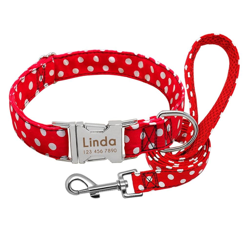Personnalisez le collier de votre chien avec un nom gravé Red