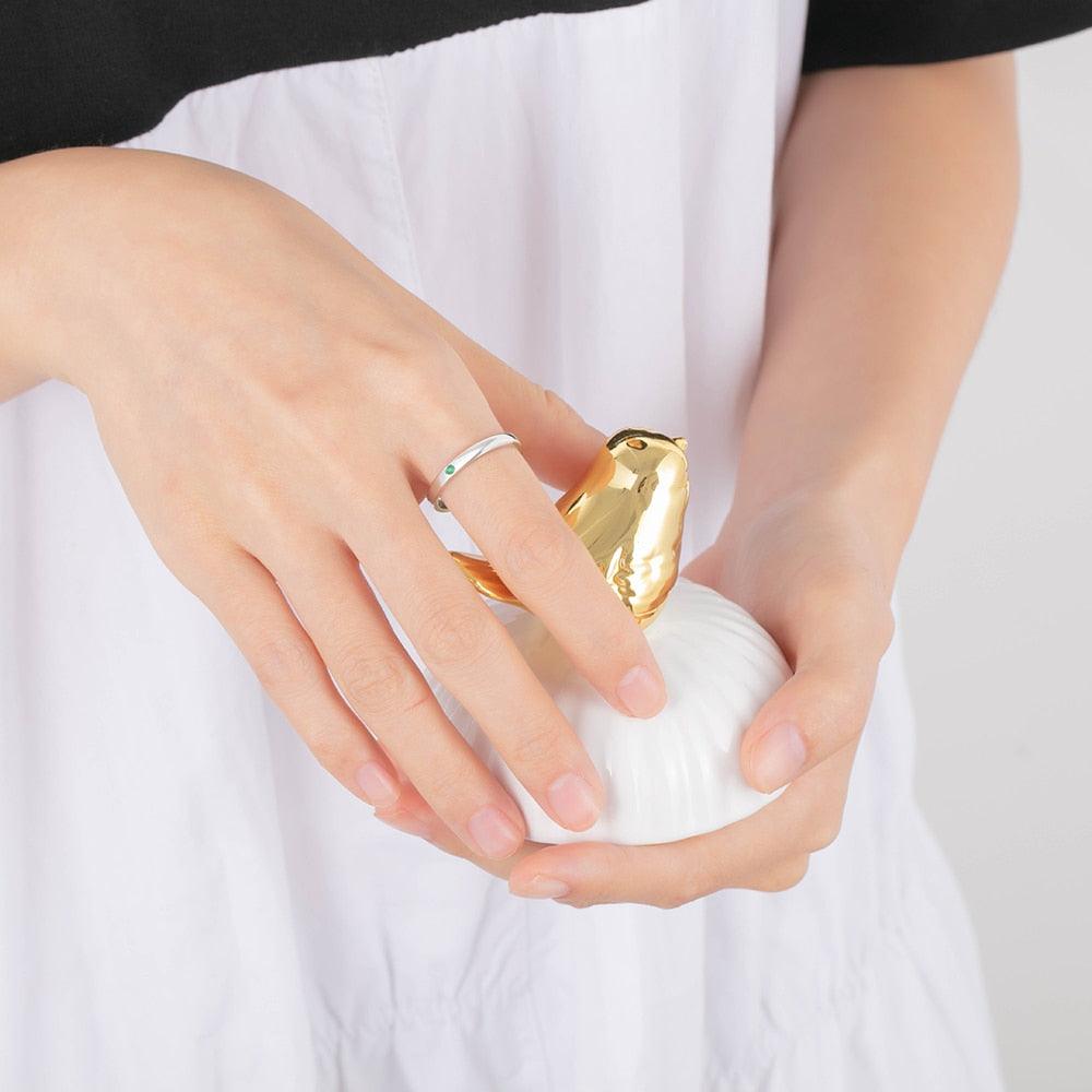 "Personnalisez votre bague de nom avec pierre de naissance