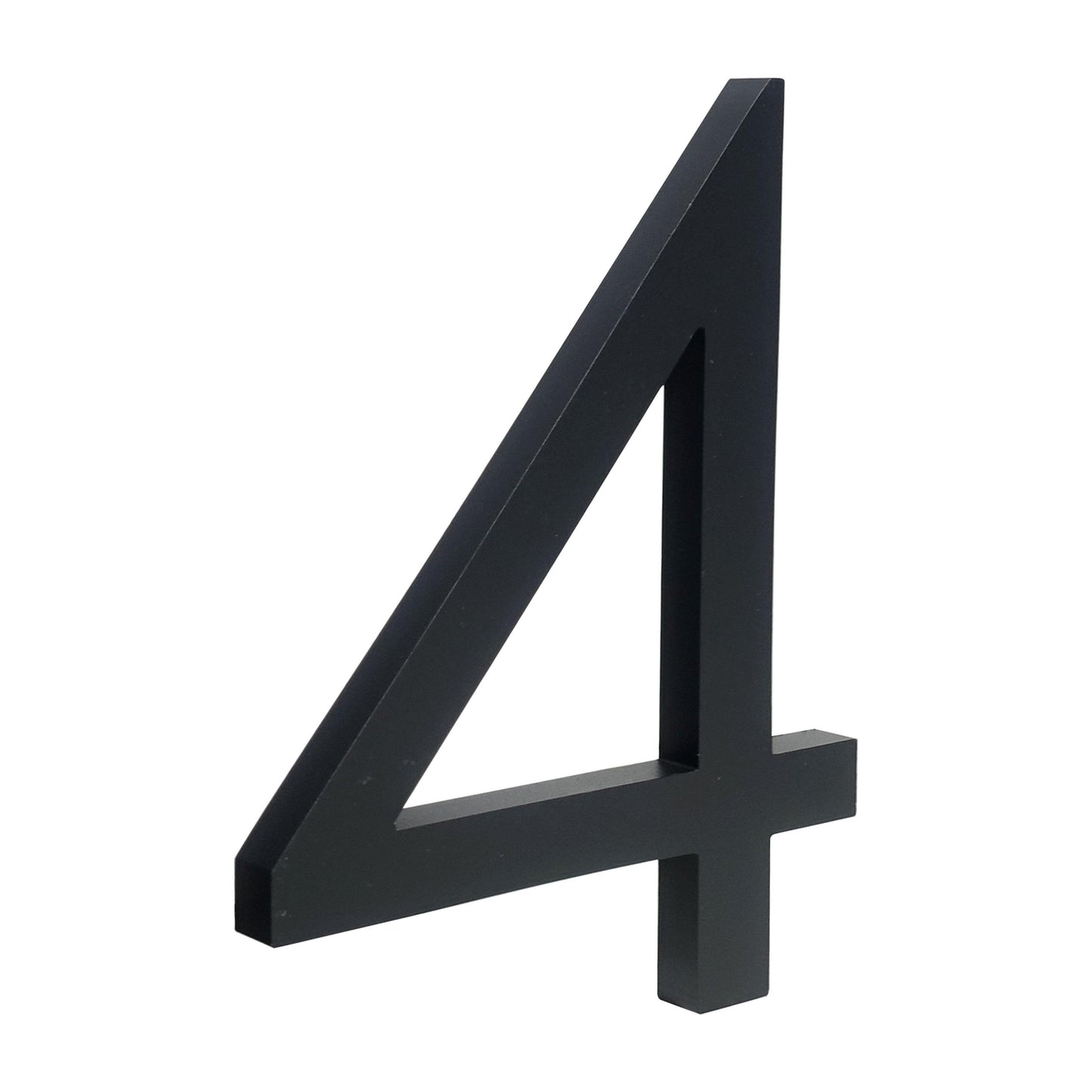 "Plaque d'adresse flottante noire pour maison, chiffres modernes de 15cm" 4