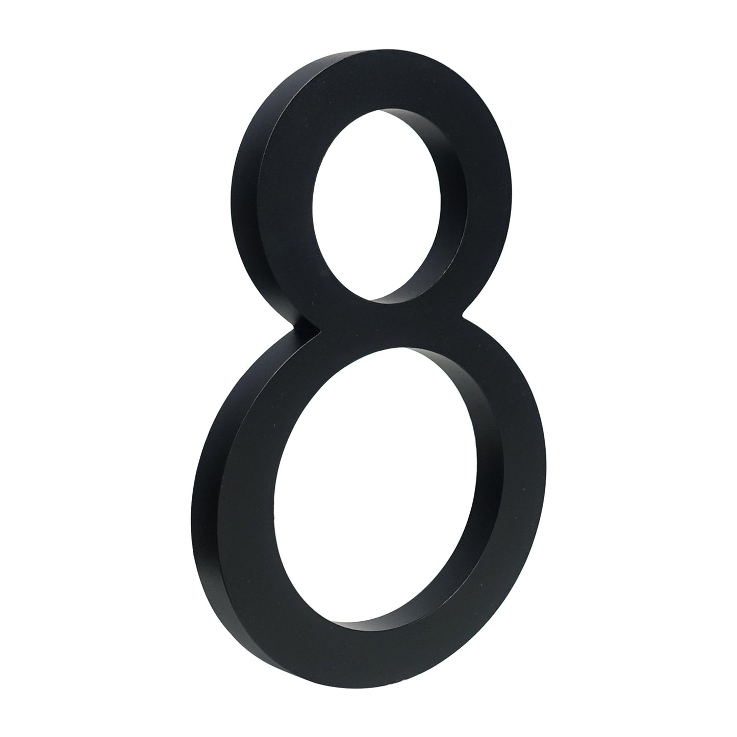 "Plaque d'adresse flottante noire pour maison, chiffres modernes de 15cm" 8