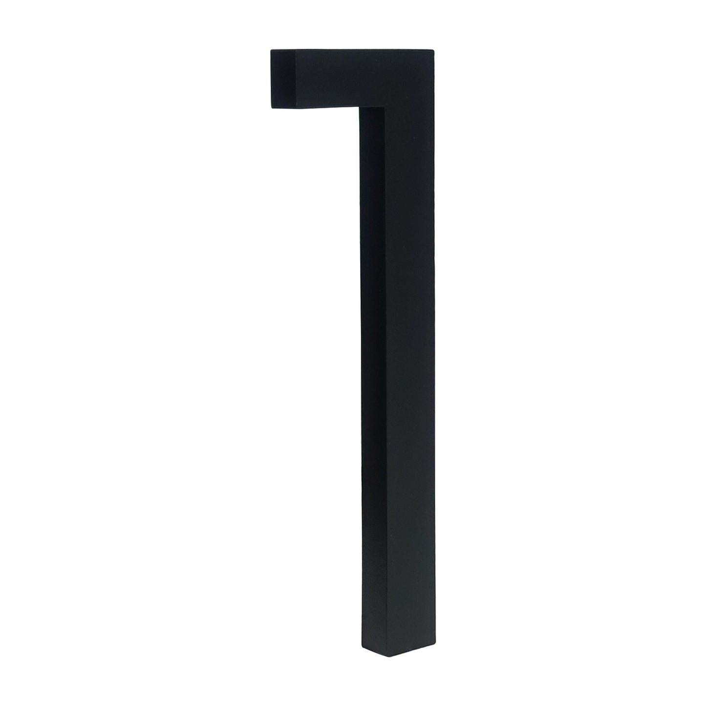 "Plaque d'adresse flottante noire pour maison, chiffres modernes de 15cm" 1