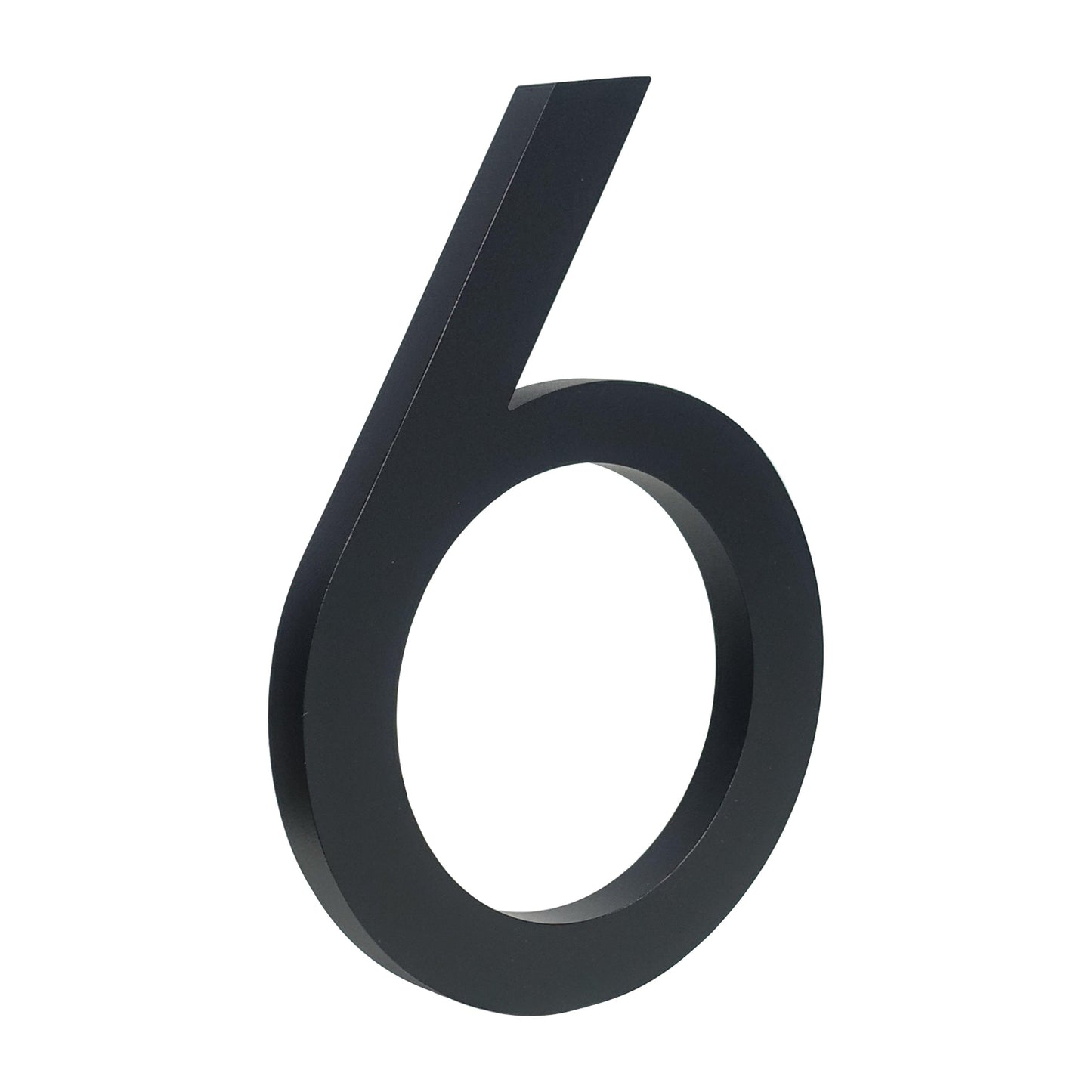"Plaque d'adresse flottante noire pour maison, chiffres modernes de 15cm" 6