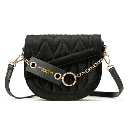 Achetez le sac Saddle Pleated Small Fragrance Style Diamond Ins One Shoulder Messenger Bag sur AOMshop