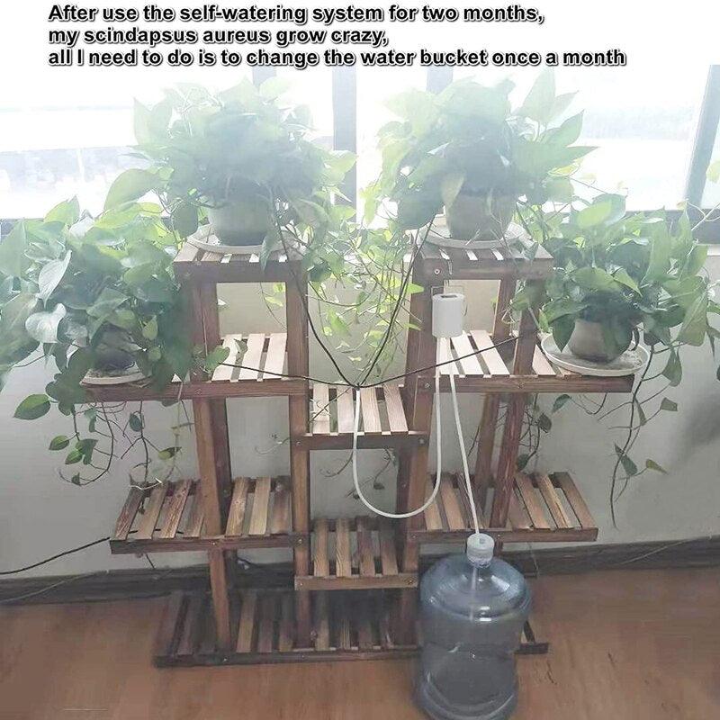 Pompe d'arrosage automatique pour plantes - Contrôleur de goutte-à-goutte à tête multiple