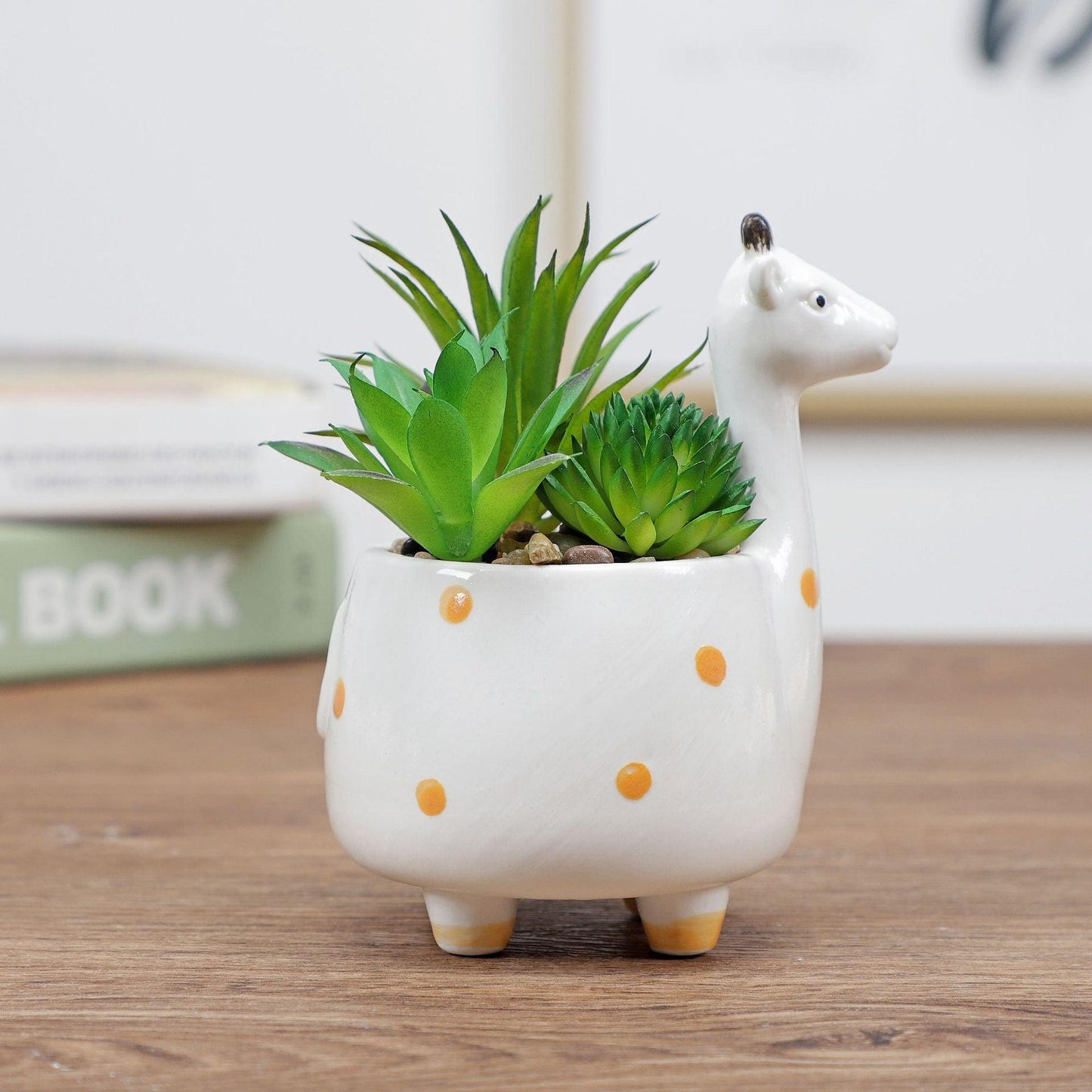 "Pot de fleurs mignon animal"