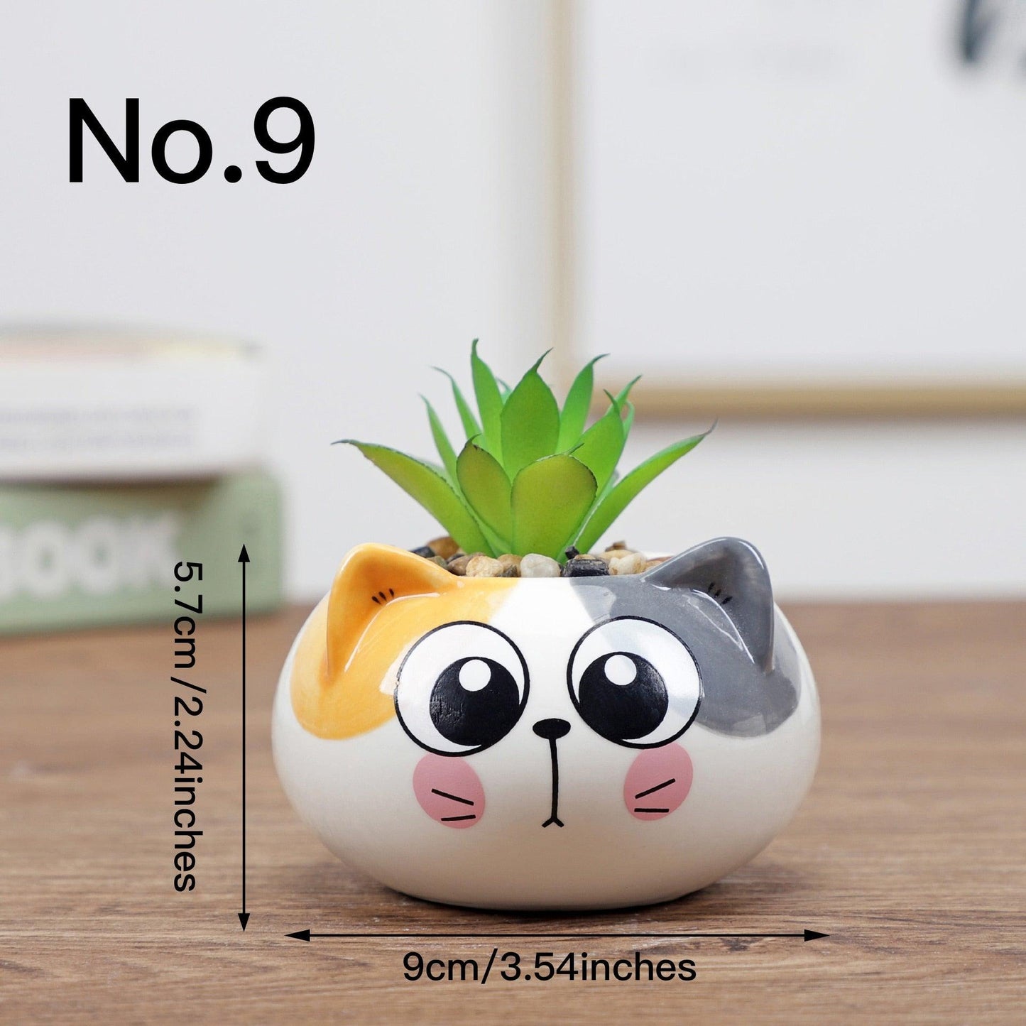 "Pot de fleurs mignon animal" No.9