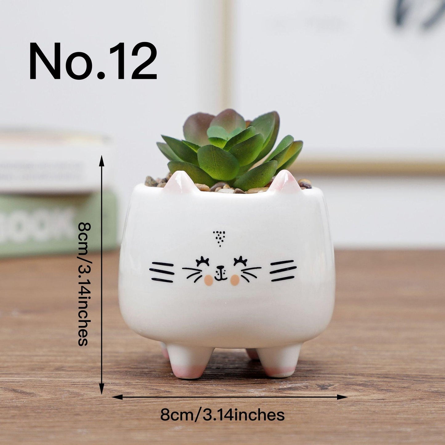 "Pot de fleurs mignon animal" No.12