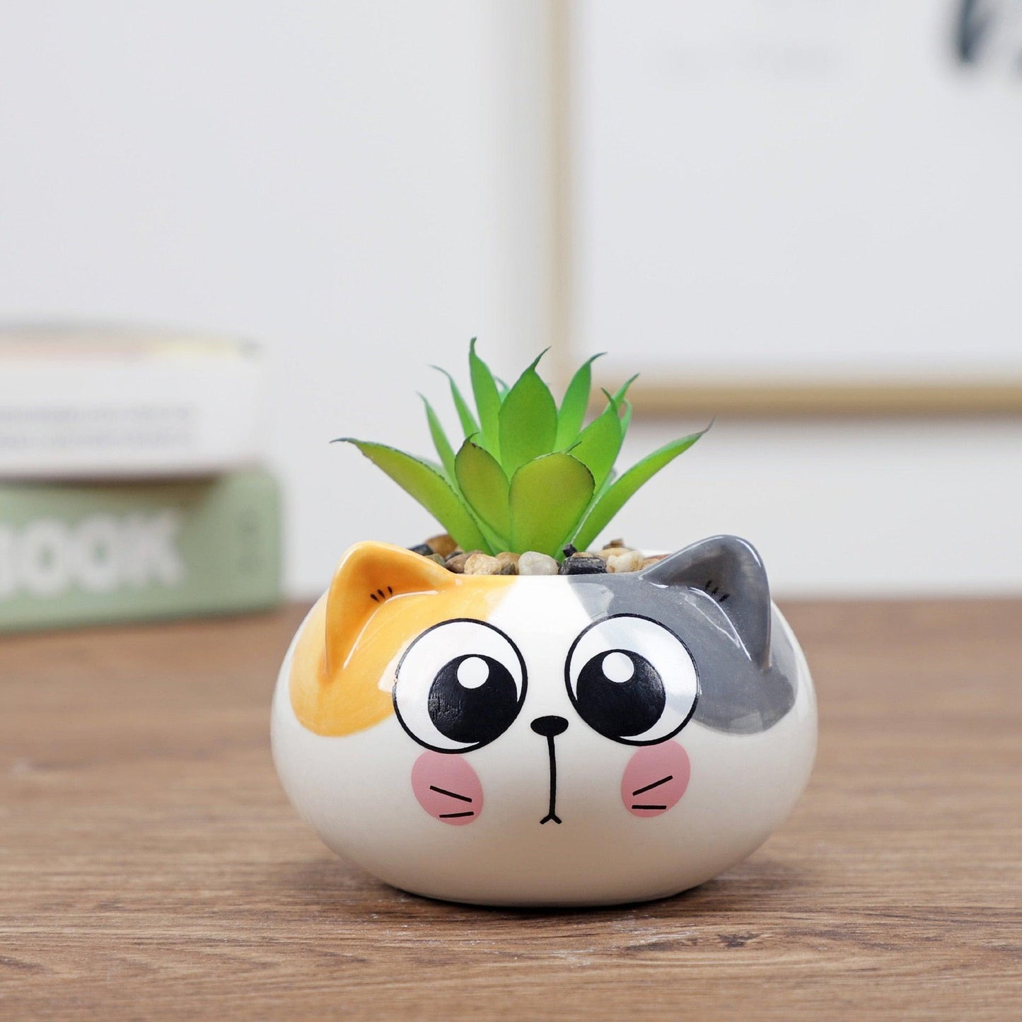 "Pot de fleurs mignon animal"