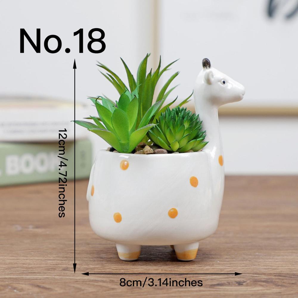 "Pot de fleurs mignon animal" No.18