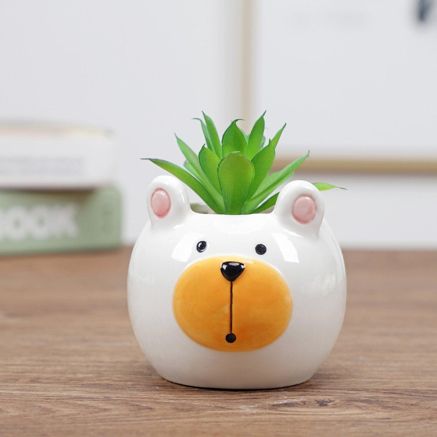 "Pot de fleurs mignon animal"