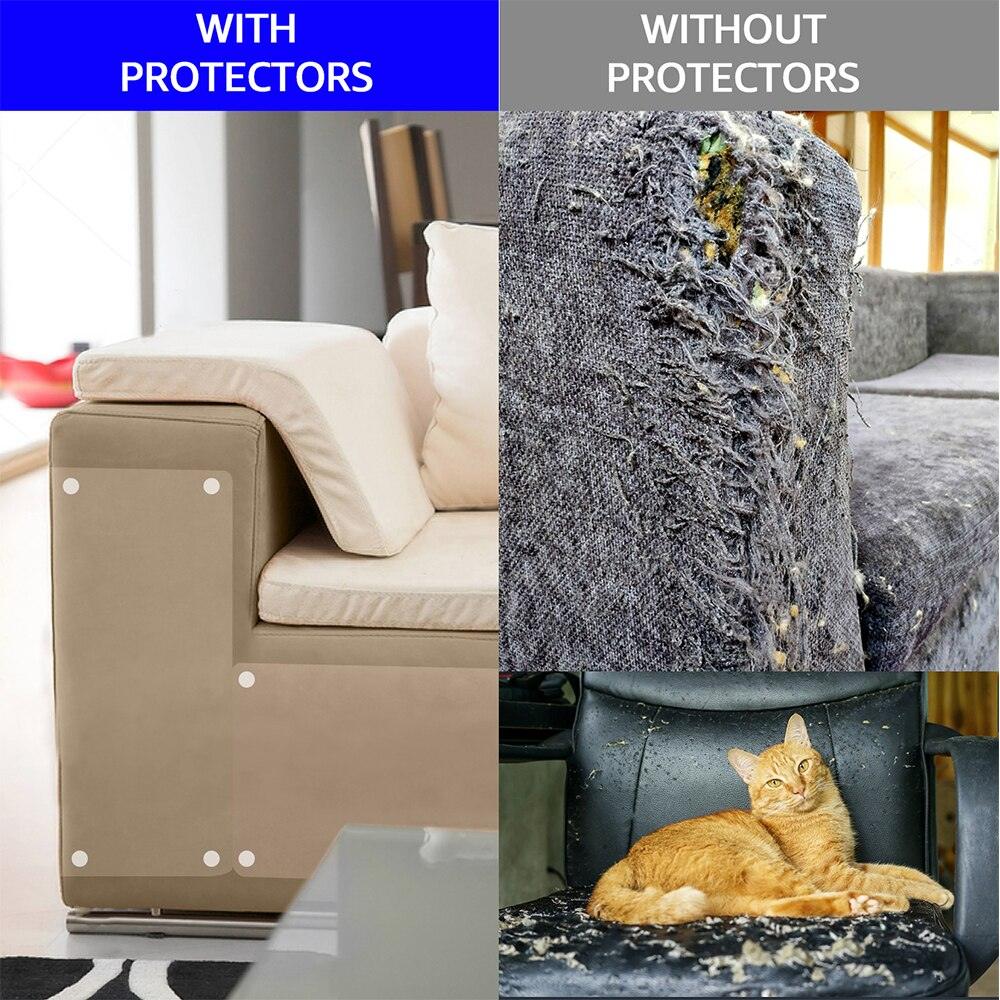 "Protecteur de griffes de chat en sticker durable pour meubles et canapés"