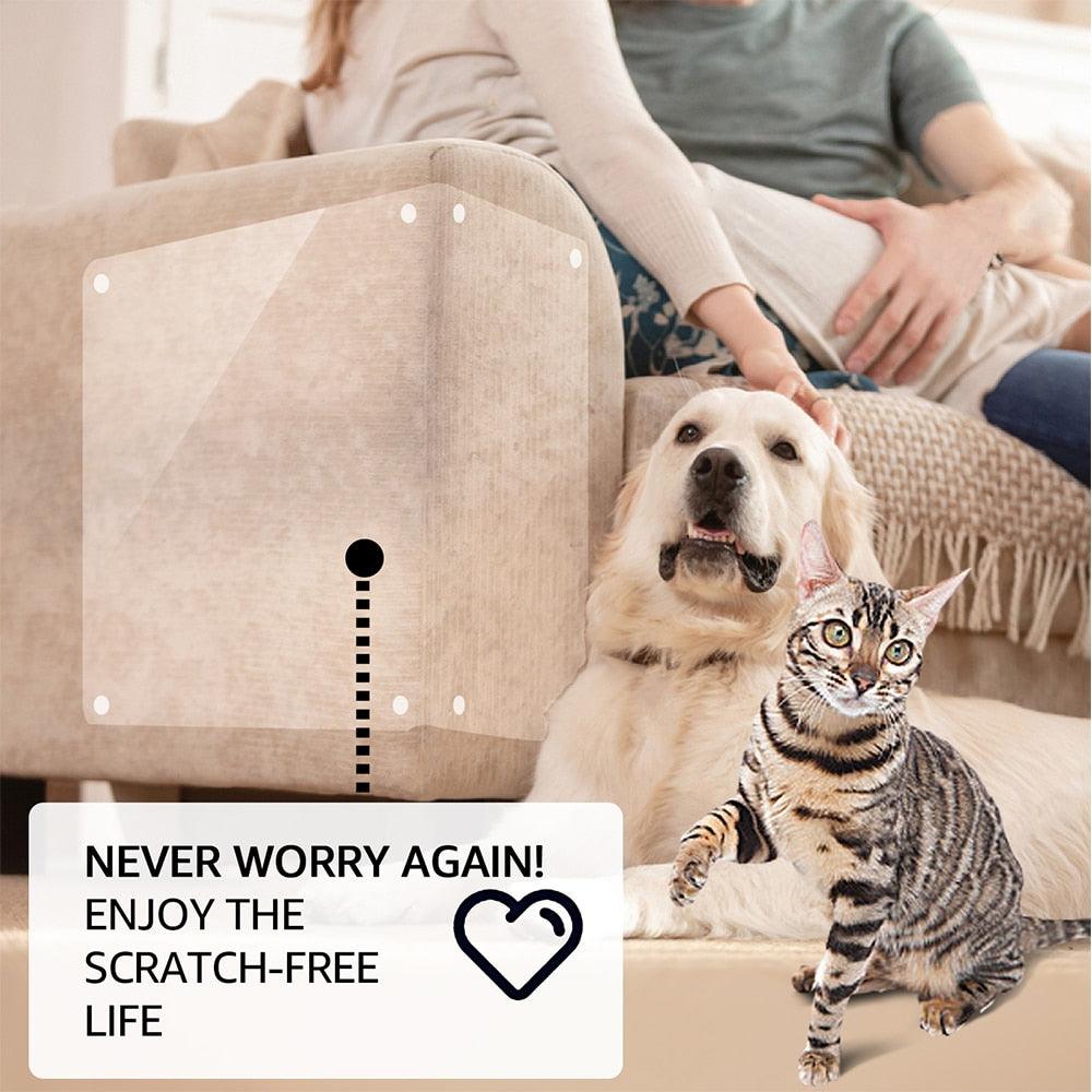 "Protecteur de griffes de chat en sticker durable pour meubles et canapés"