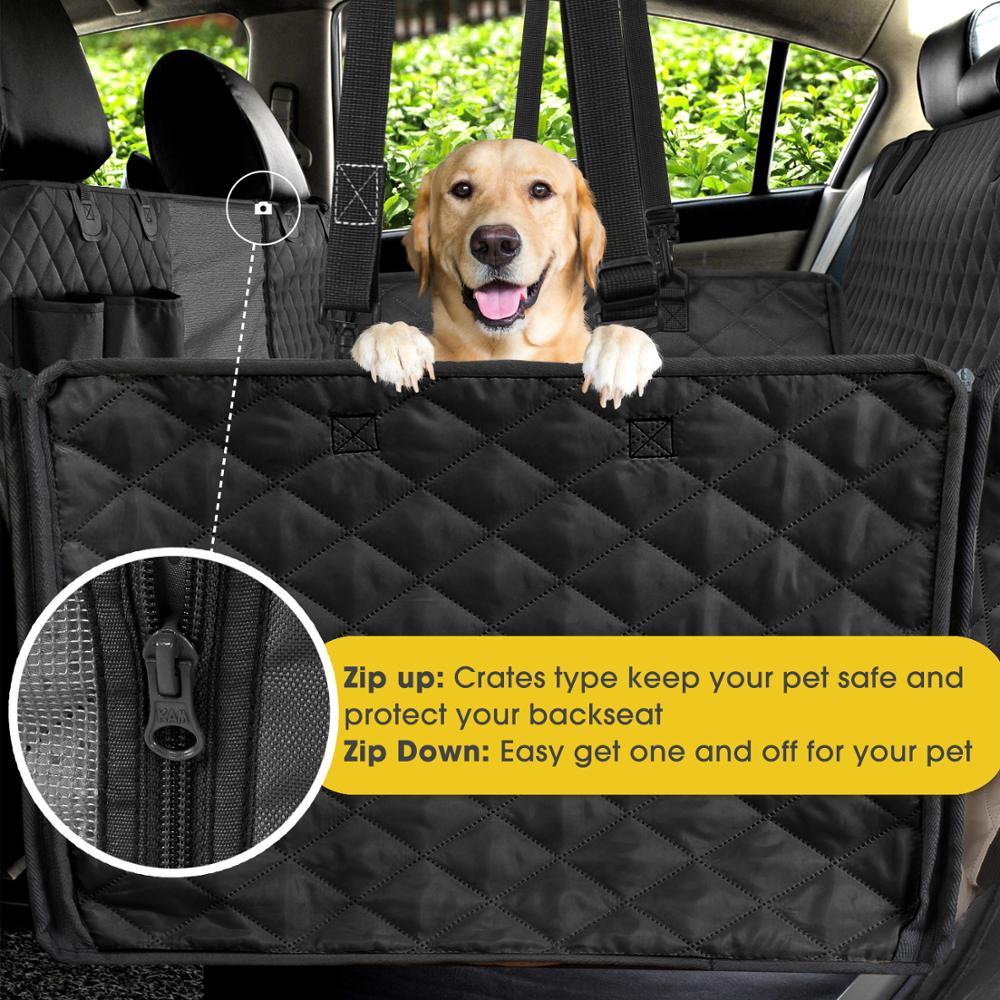 Protégez l'arrière de votre voiture avec la housse de siège pour chien