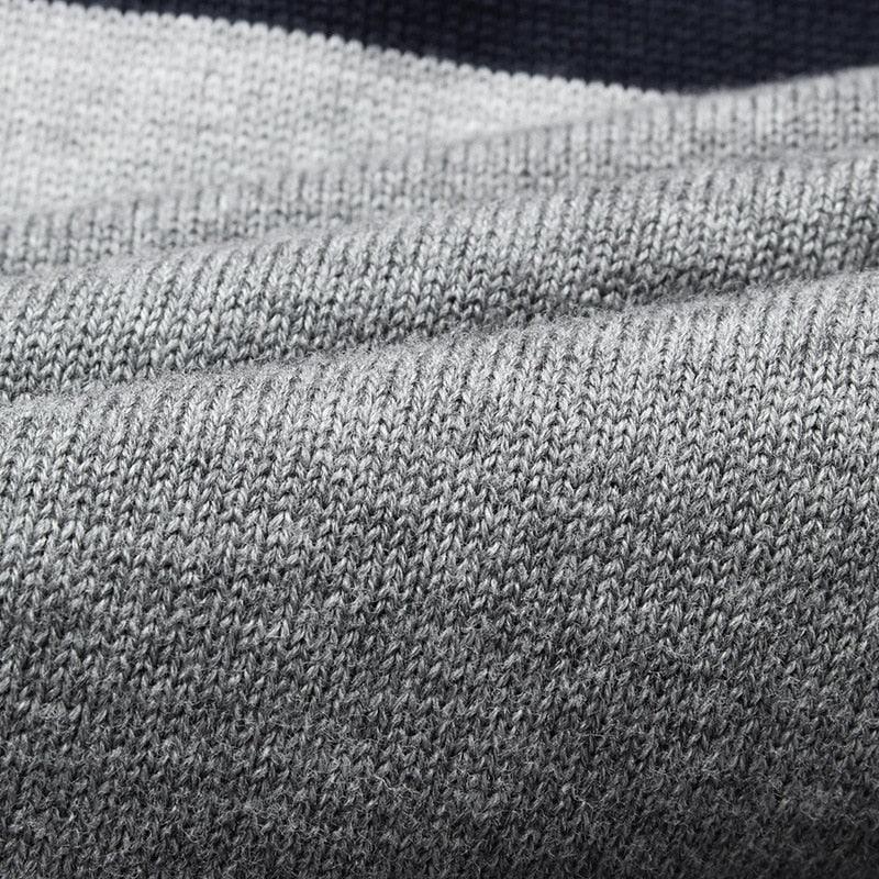 Pulls Homme - Sweater Rayé O-Neck Slim Fit