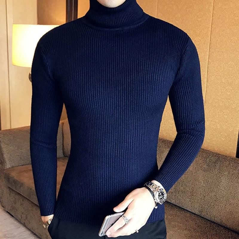 Pulls à col roulé pour hommes