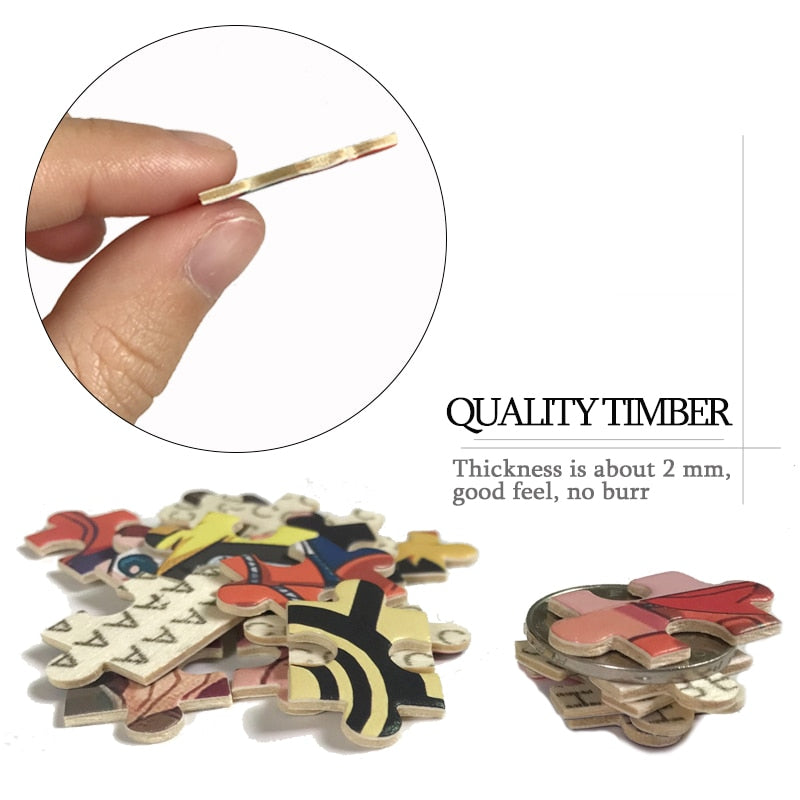 Puzzle en bois anime Jinchuuriki Tailed Beasts 1000 pièces | AOMshop