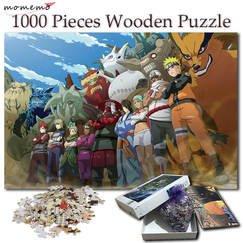 Puzzle en bois anime Jinchuuriki Tailed Beasts 1000 pièces | AOMshop