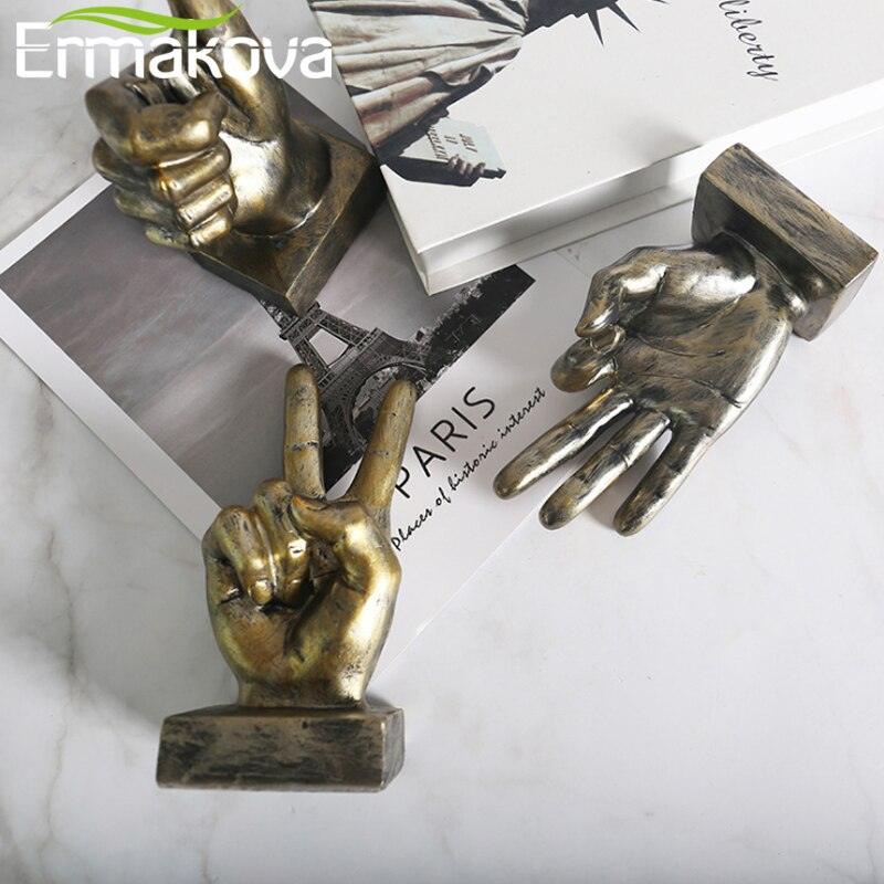 Résine geste doigt Figurines américain