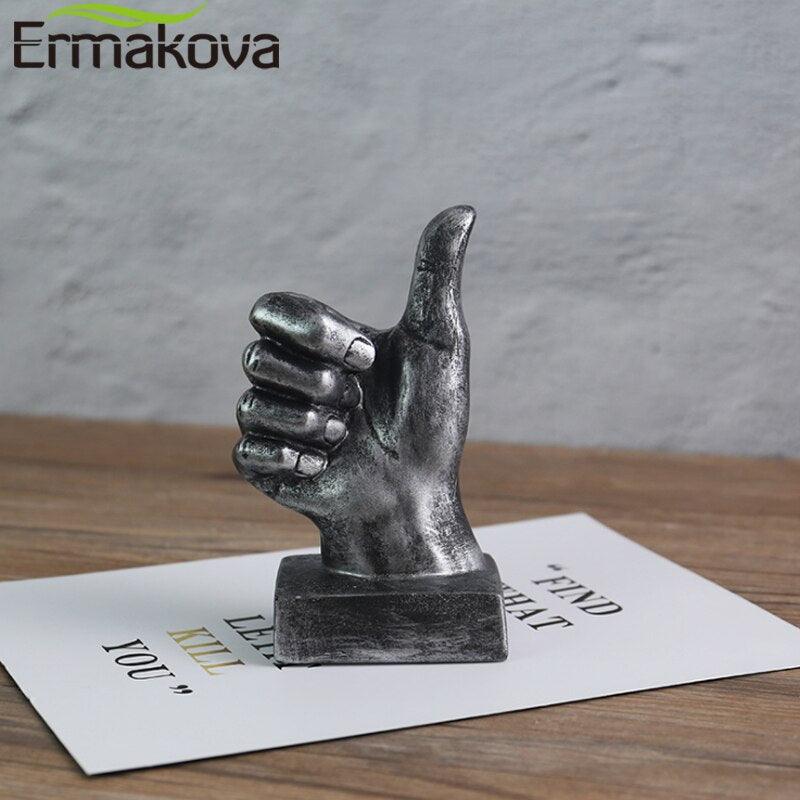 Résine geste doigt Figurines américain