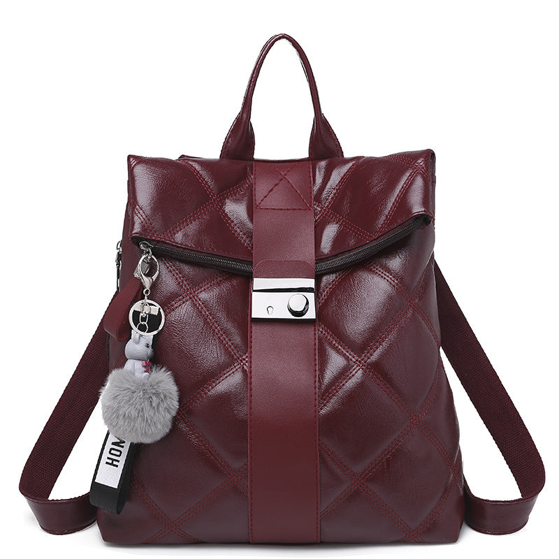 Achetez le sac messenger Retro Foreign Style sur AOMshop Wine Red