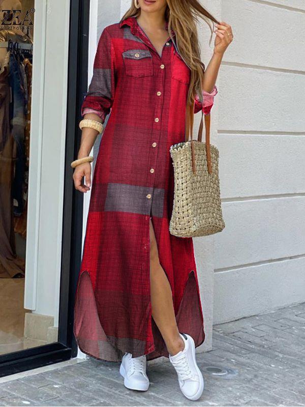 Robe Vintage pour Femmes D Wine Red