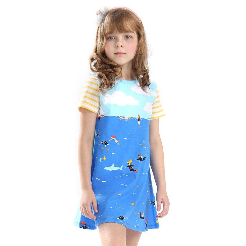 Robes d'été pour bébé fille T186013 blue