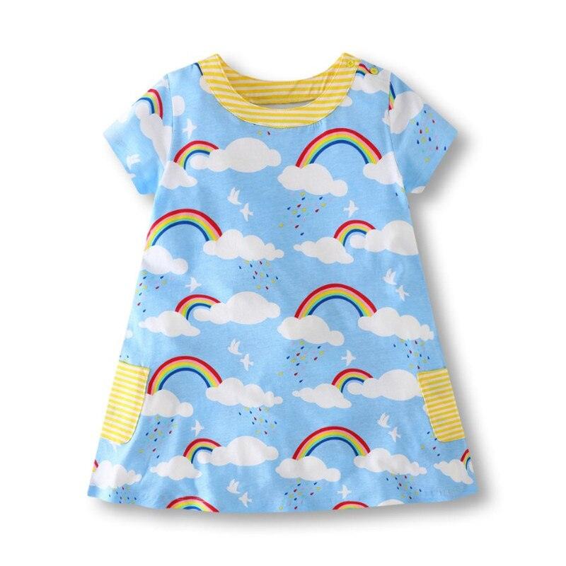 Robes d'été pour bébé fille T186020 rainbow