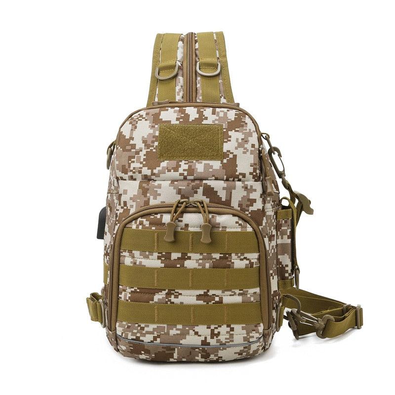 Sac à bandoulière militaire en plein air sport escalade sac à dos épaule tactique randonnée Camping chasse sac à dos pêche sac à dos X114D Desert China