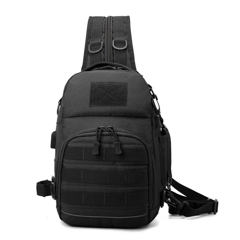 Sac à bandoulière militaire en plein air sport escalade sac à dos épaule tactique randonnée Camping chasse sac à dos pêche sac à dos X114D Black China