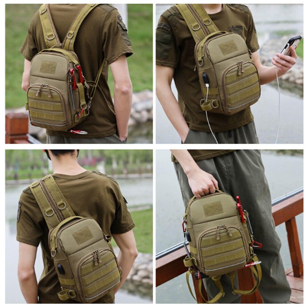 Sac à bandoulière militaire en plein air sport escalade sac à dos épaule tactique randonnée Camping chasse sac à dos pêche sac à dos X114D