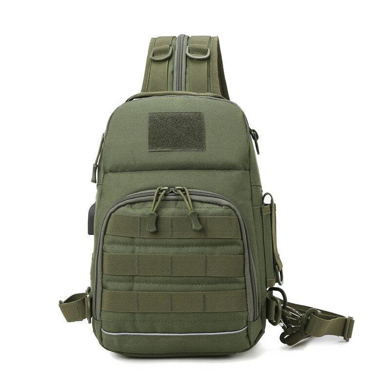 Sac à bandoulière militaire en plein air sport escalade sac à dos épaule tactique randonnée Camping chasse sac à dos pêche sac à dos X114D Army Green China