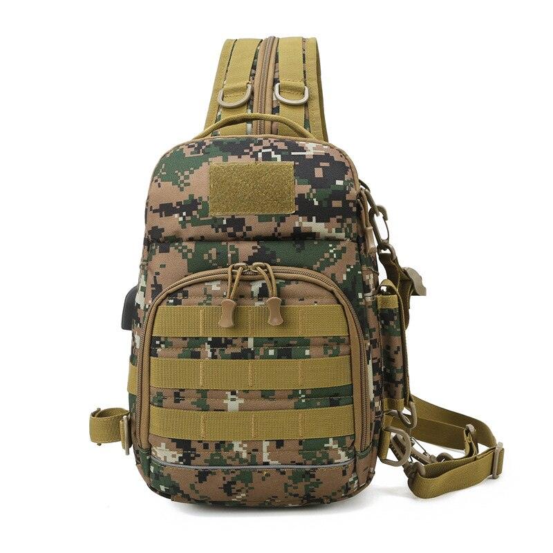 Sac à bandoulière militaire en plein air sport escalade sac à dos épaule tactique randonnée Camping chasse sac à dos pêche sac à dos X114D Jungle Digital China