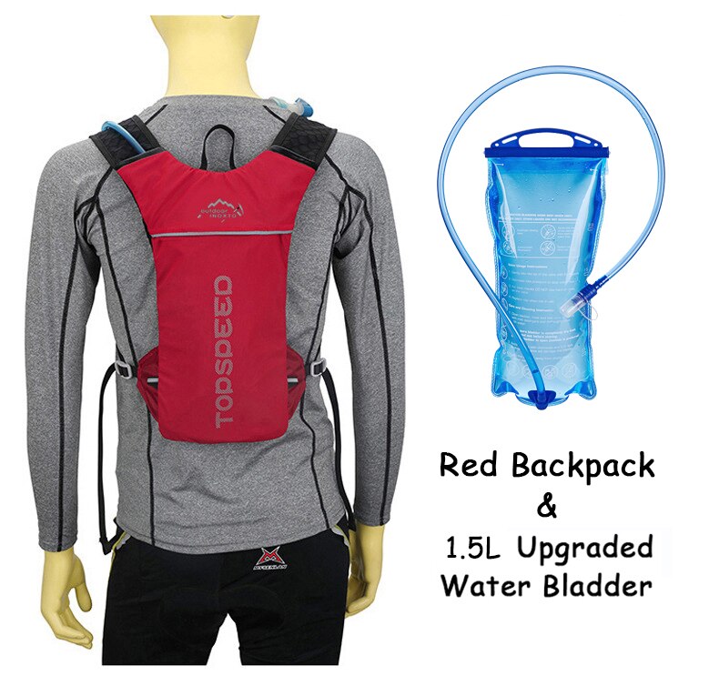Sac à dos de course léger avec hydratation Bag and 1.5L bladder 1