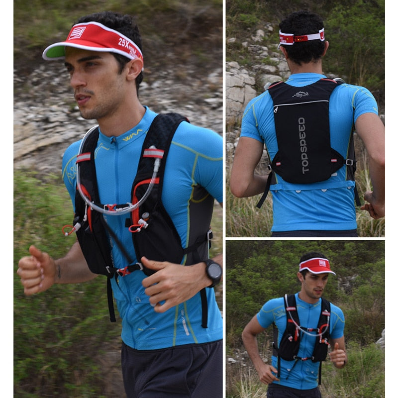 Sac à dos de course léger avec hydratation