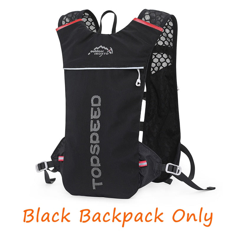 Sac à dos de course léger avec hydratation Black Backpack only
