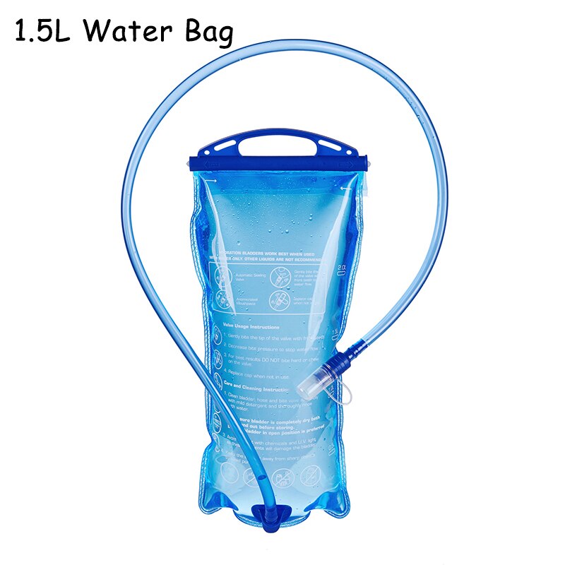 Sac à dos de course léger avec hydratation 1.5L water bag only
