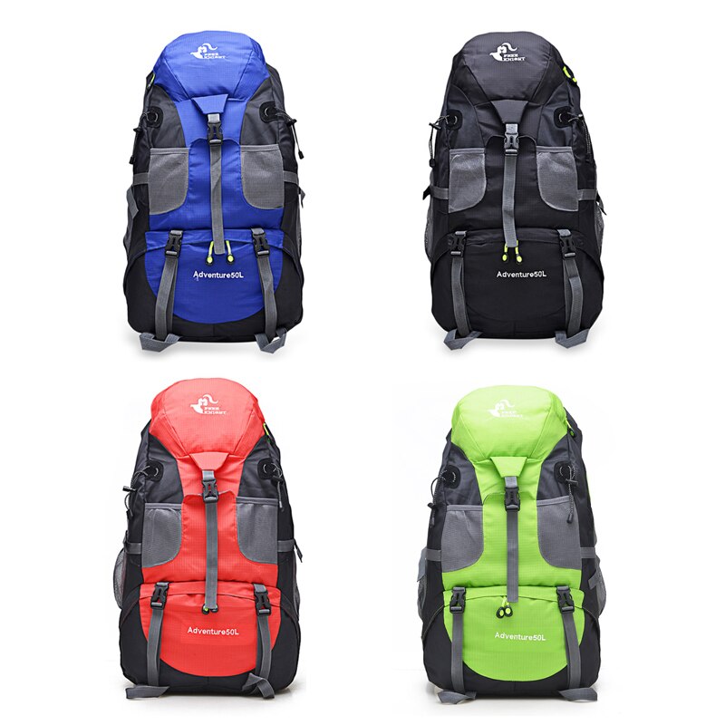 Sac à dos de randonnée 50L étanche pour le camping et l'escalade
