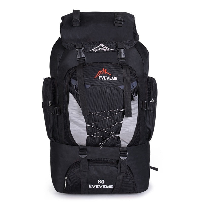 "Sac à dos de randonnée étanche 80L pour homme" BK