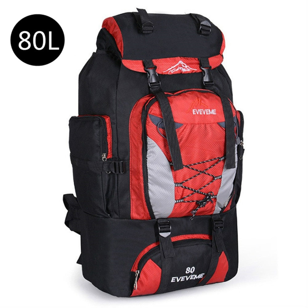 "Sac à dos de randonnée étanche 80L pour homme"