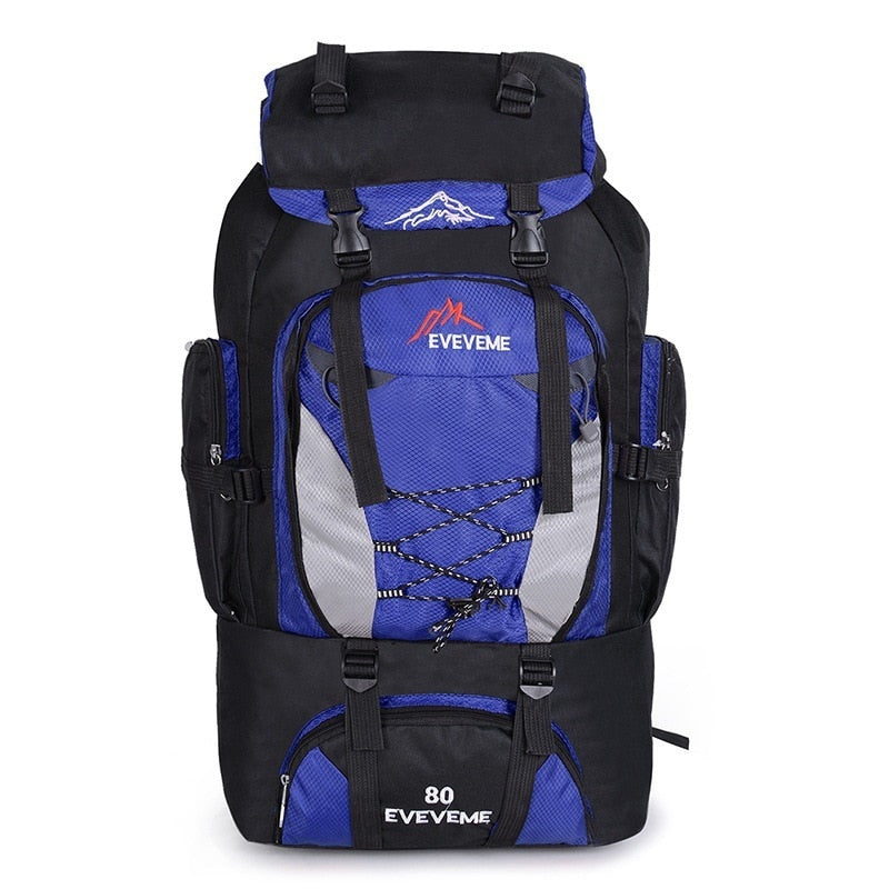 "Sac à dos de randonnée étanche 80L pour homme" BL
