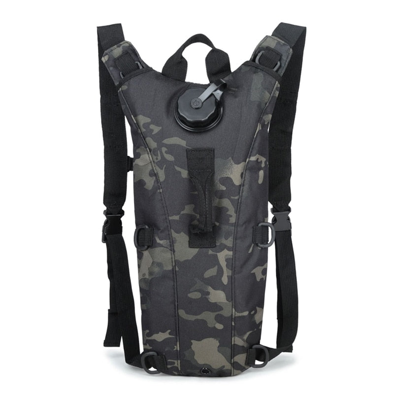 "Sac à dos hydratation tactique 3L pour activités de plein air" Black cp Other