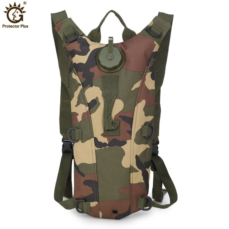 "Sac à dos hydratation tactique 3L pour activités de plein air"