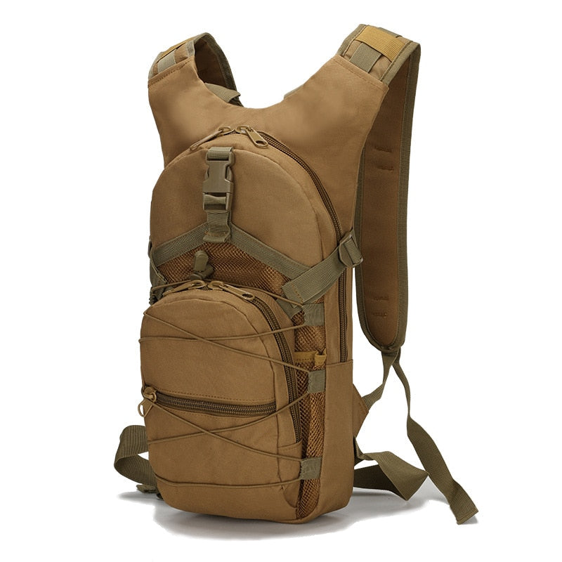 Sac à dos tactique 15L pour activités de plein air Khaki
