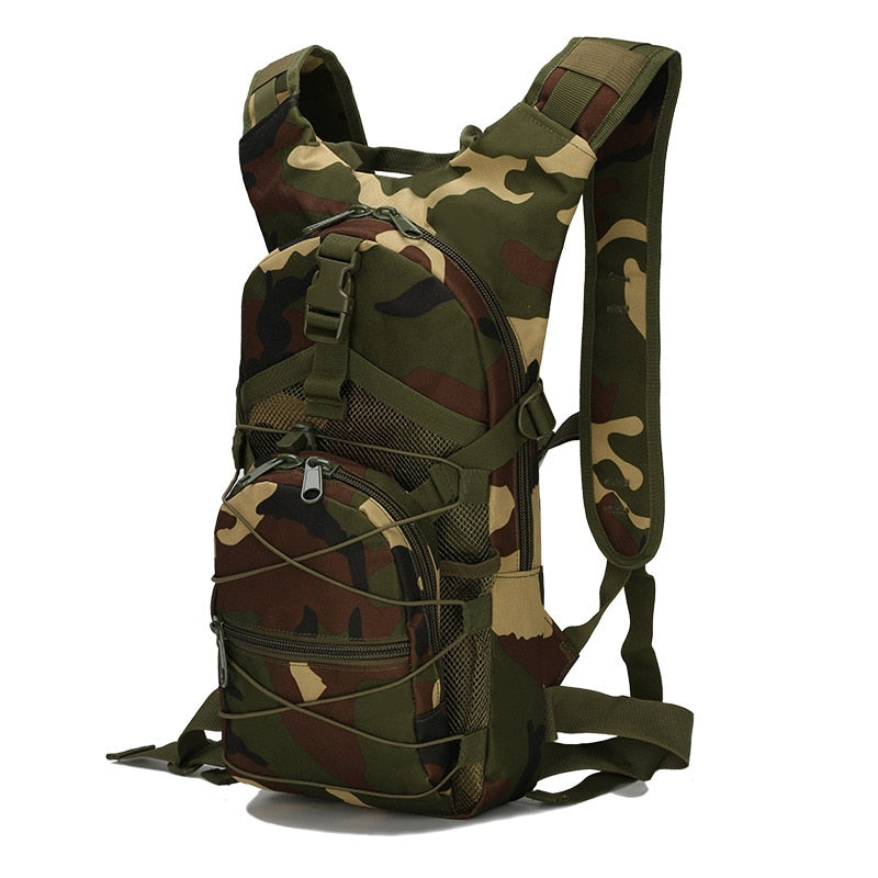 Sac à dos tactique 15L pour activités de plein air Jungle camouflage