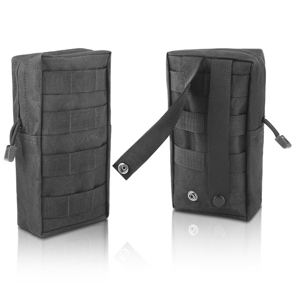 "Sac à la taille en nylon tactique pour hommes avec système Molle"