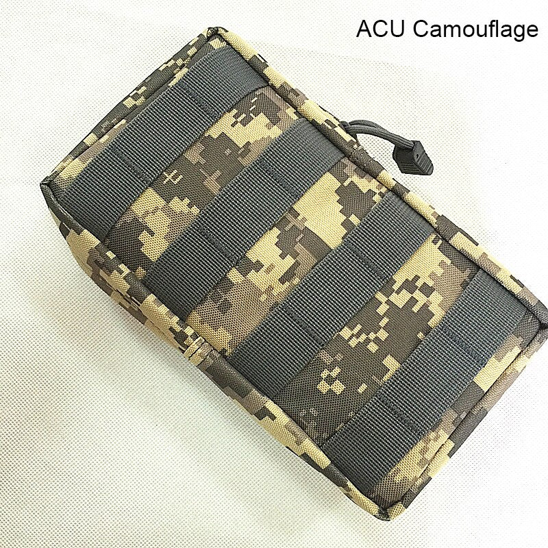 "Sac à la taille en nylon tactique pour hommes avec système Molle" Acu