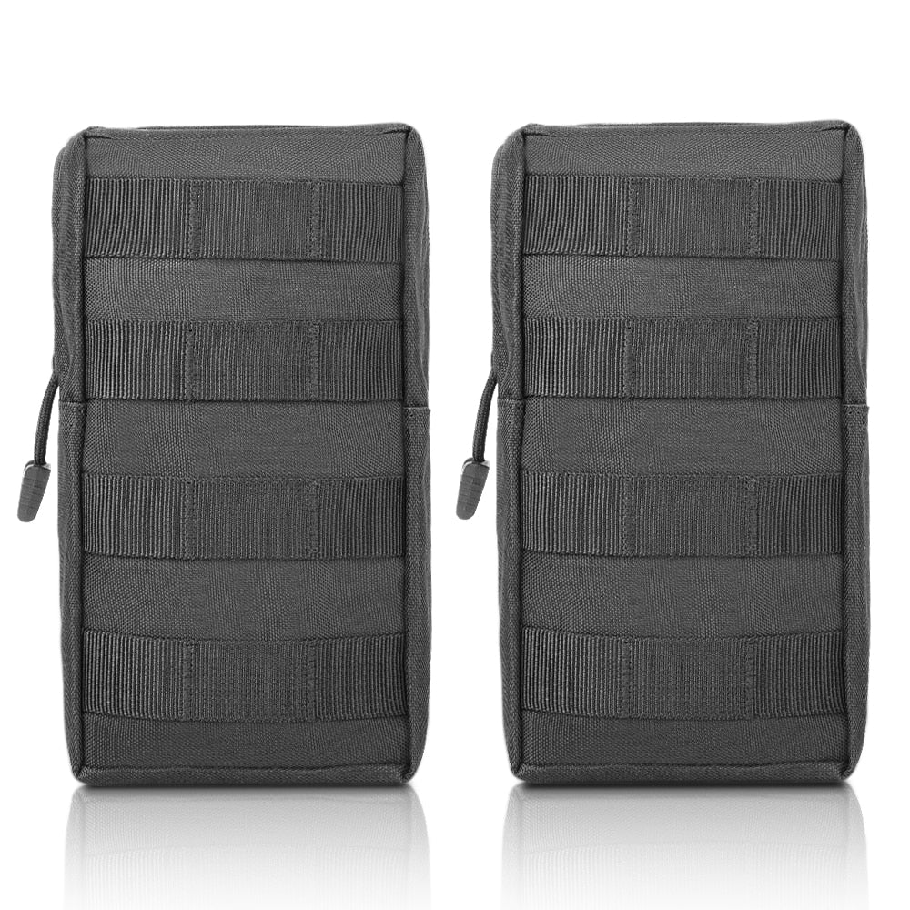 "Sac à la taille en nylon tactique pour hommes avec système Molle"