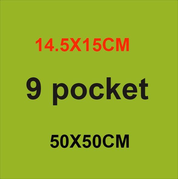 Sacs de plantation à poches vertes pour jardin vertical China 9pocket 50x50cm