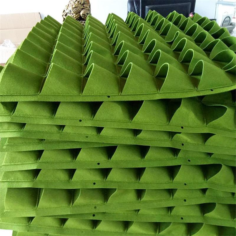 Sacs de plantation à poches vertes pour jardin vertical