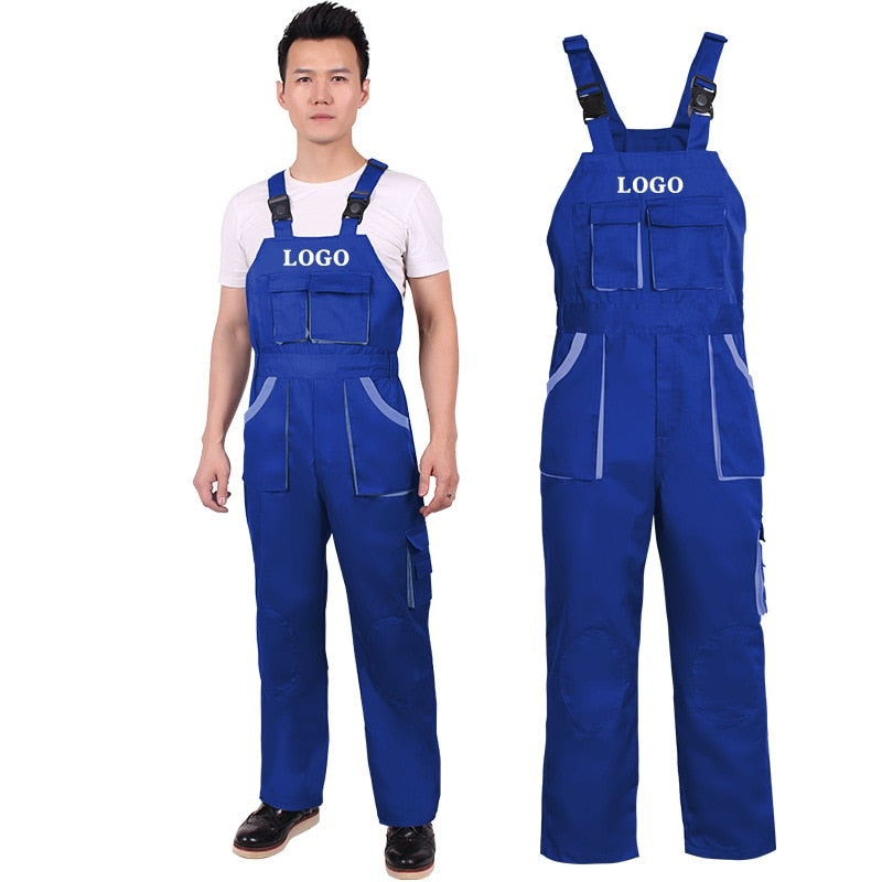 Salopette de travail pour homme avec poches cargo